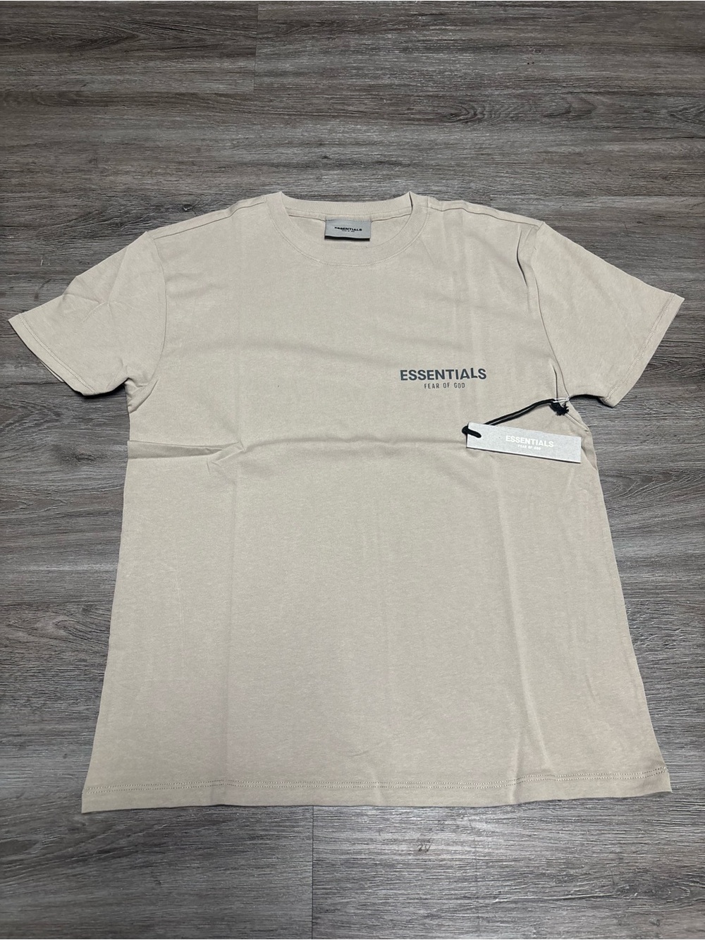 Fw21 fear of god essentials Tan tee